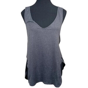 Lululemon Seek The Heat Tank  Heathered Black